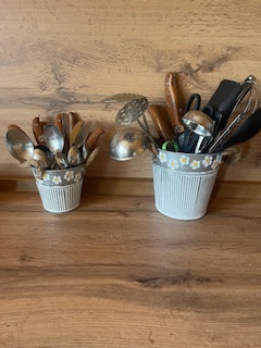 Фотография покупателя товара Декоративное кашпо «Ведёрко Фрейя», 2.2 л, 16×14×12 см, металлическое - Фото 1