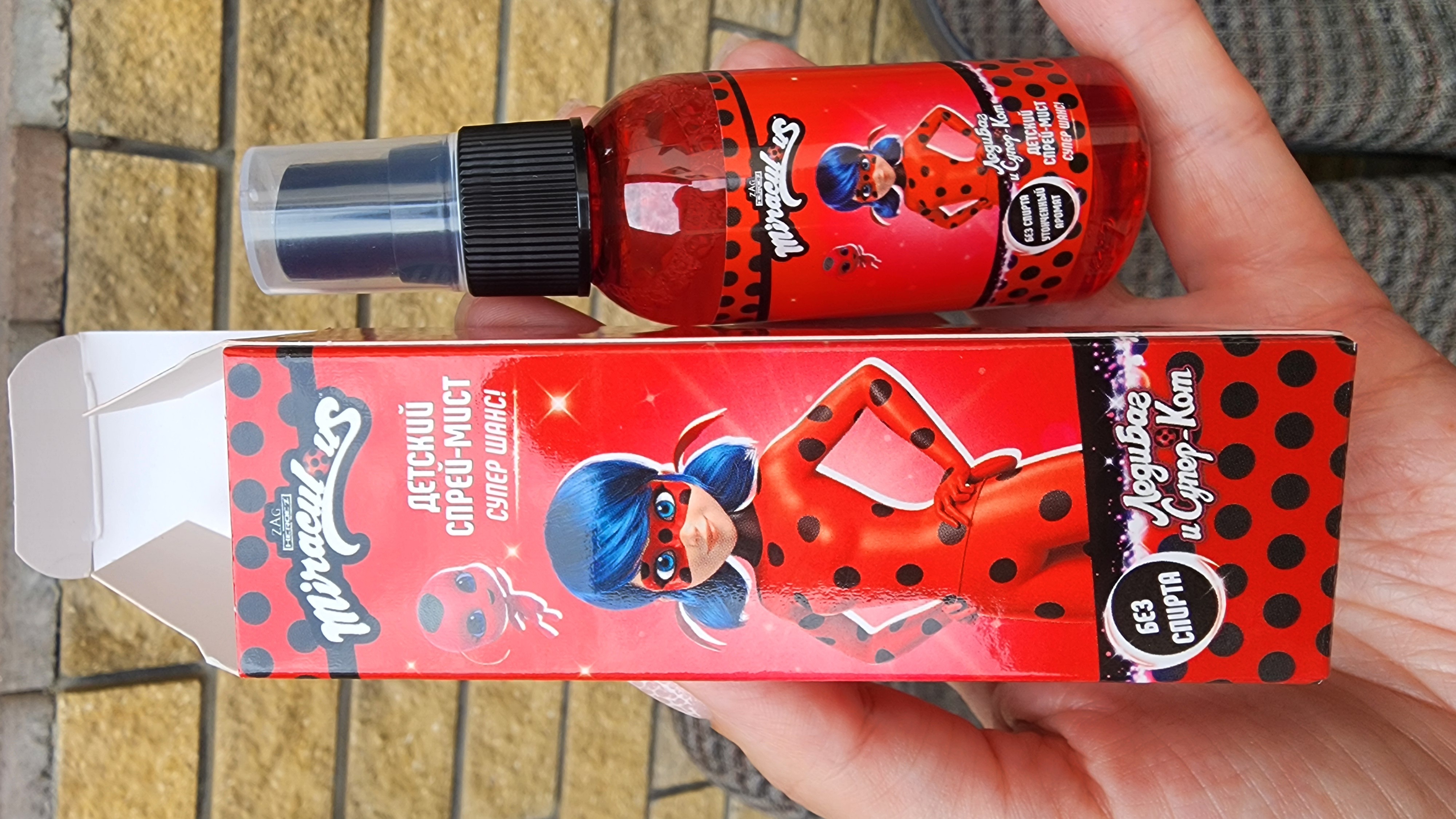 Фотография покупателя товара Спрей-мист детский Леди Баг: Супер шанс! (Miraculous) 50мл - Фото 1
