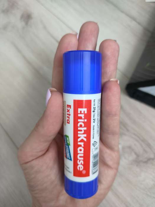 Фотография покупателя товара Клей-карандаш, ErichKrause Extra, усиленный, 21 г - Фото 2
