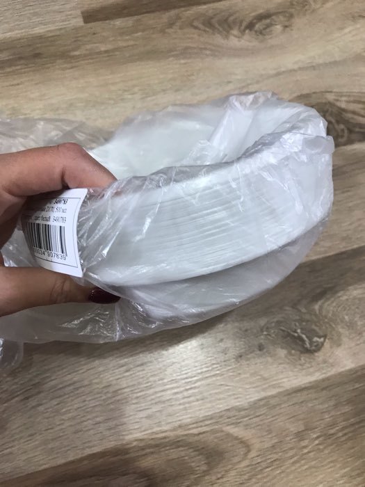 Фотография покупателя товара Тарелка пластиковая одноразовая суповая «Экстра», d=17 см, 500 мл, цвет белый, форма микс - Фото 9