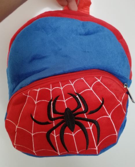 Фотография покупателя товара Рюкзак детский для мальчика «Паучок», 25х21 см - Фото 1