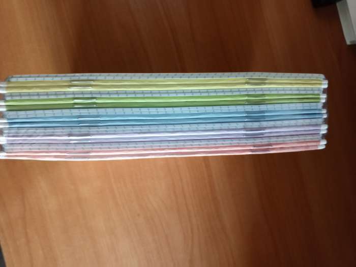 Фотография покупателя товара Тетрадь в клетку, 18 листов, А5, на скрепке, блок №1«Смайлы» МИКС - Фото 5