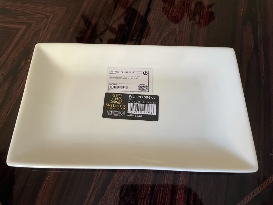 Фотография покупателя товара Блюдо фарфоровое Wilmax, 22,5×13 см, цвет белый