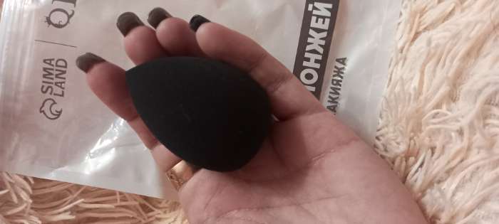 Фотография покупателя товара Спонжи для макияжа, набор - 2 шт., 6×4 см, увеличиваются при намокании, цвет розовый - Фото 5