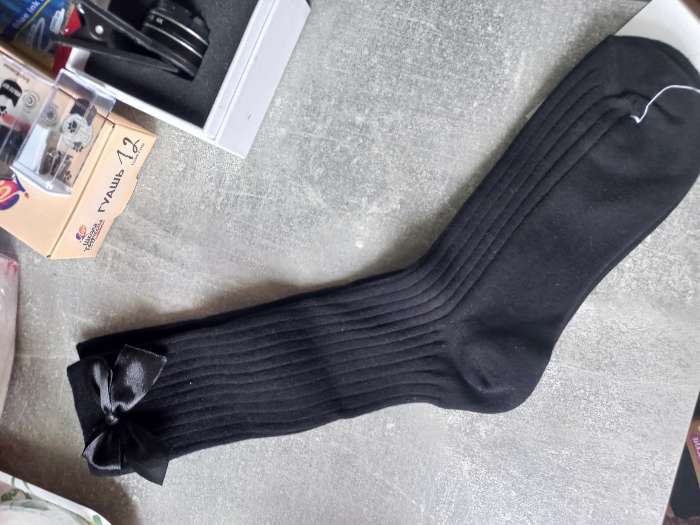 Фотография покупателя товара Гольфы детские KAFTAN «Basic», 14-16 см, цвет чёрный - Фото 1