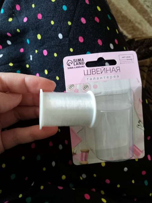 Фотография покупателя товара Мононить, d=0.15 мм, в блистере, 91±1 м, прозрачная - Фото 5