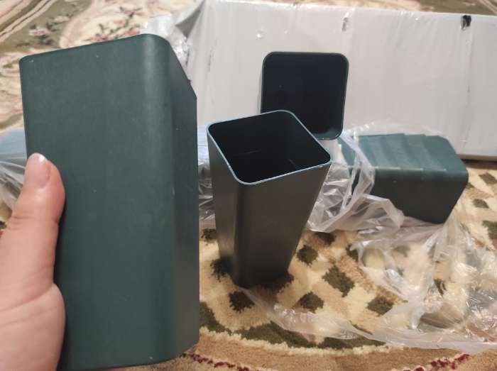 Фотография покупателя товара Горшок для рассады, 600 мл, 8×8×15 см, пластик, МИКС, Greengo - Фото 7