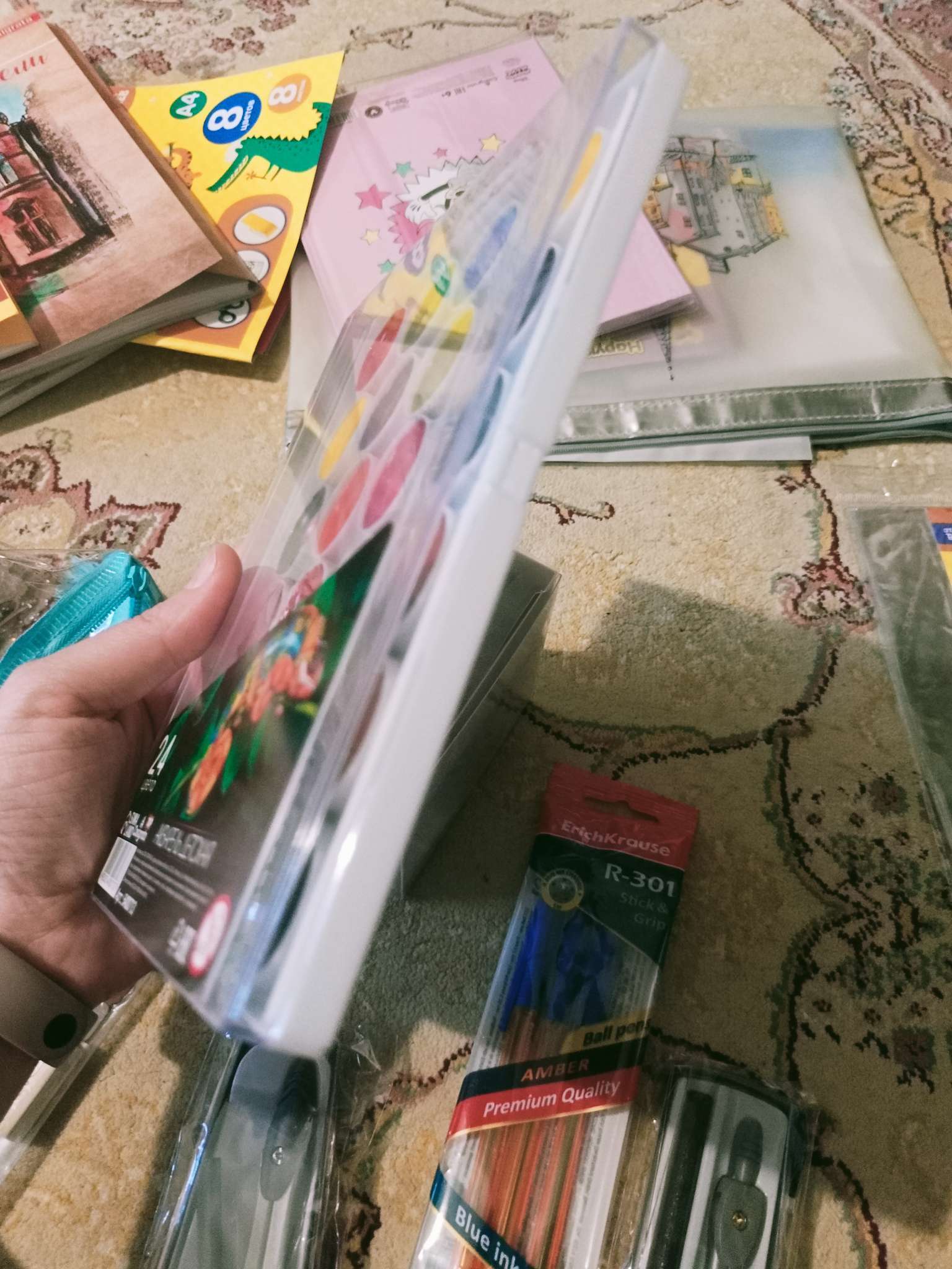 Фотография покупателя товара УЦЕНКА Акварель 24, Calligrata, TOP, пластик, европодвес - Фото 1