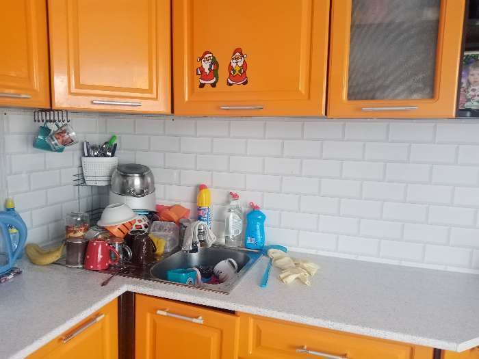 Фотография покупателя товара Кухонный фартук АБС Бельканто, 3000х600х1,5 мм - Фото 4