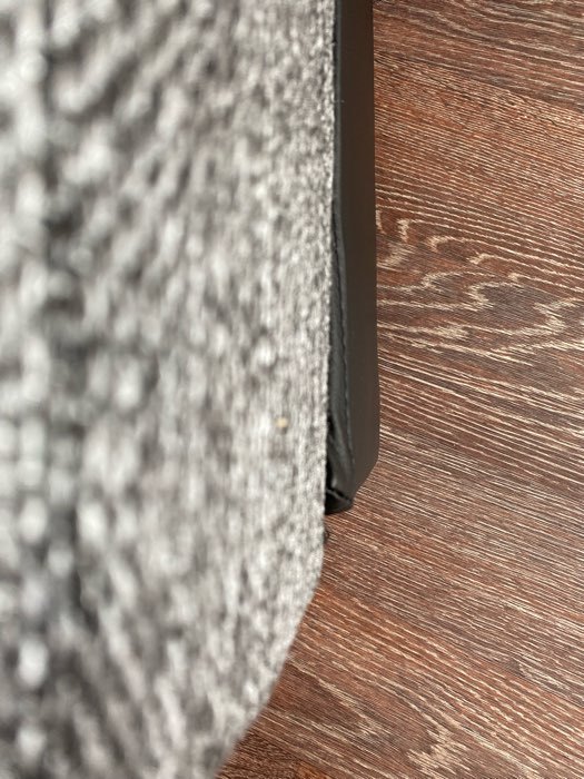 Фотография покупателя товара Угловой диван «Дубай», еврокнижка, правый угол, цвет серая рогожка / чёрная экокожа - Фото 32
