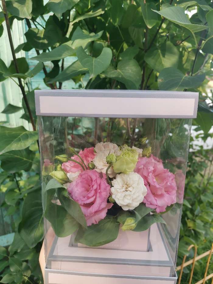 Фотография покупателя товара Коробка подарочная для цветов с вазой и PVC окнами складная, упаковка, «Вдохновение», 16 х 23 х 16 см - Фото 19