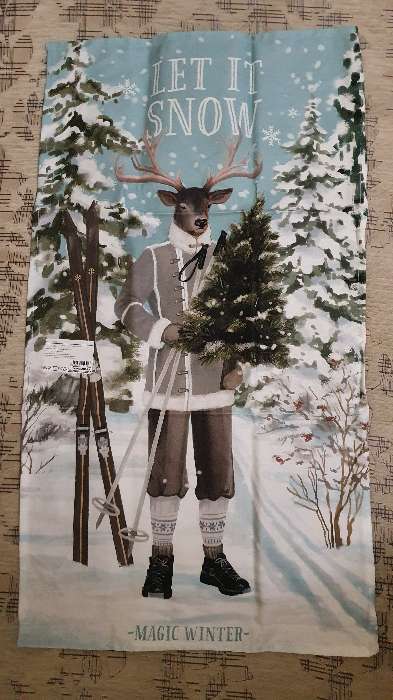 Фотография покупателя товара Полотенце "Этель" Let it snow 40х73 см, 100% хл, саржа 190 гр/м2 - Фото 2