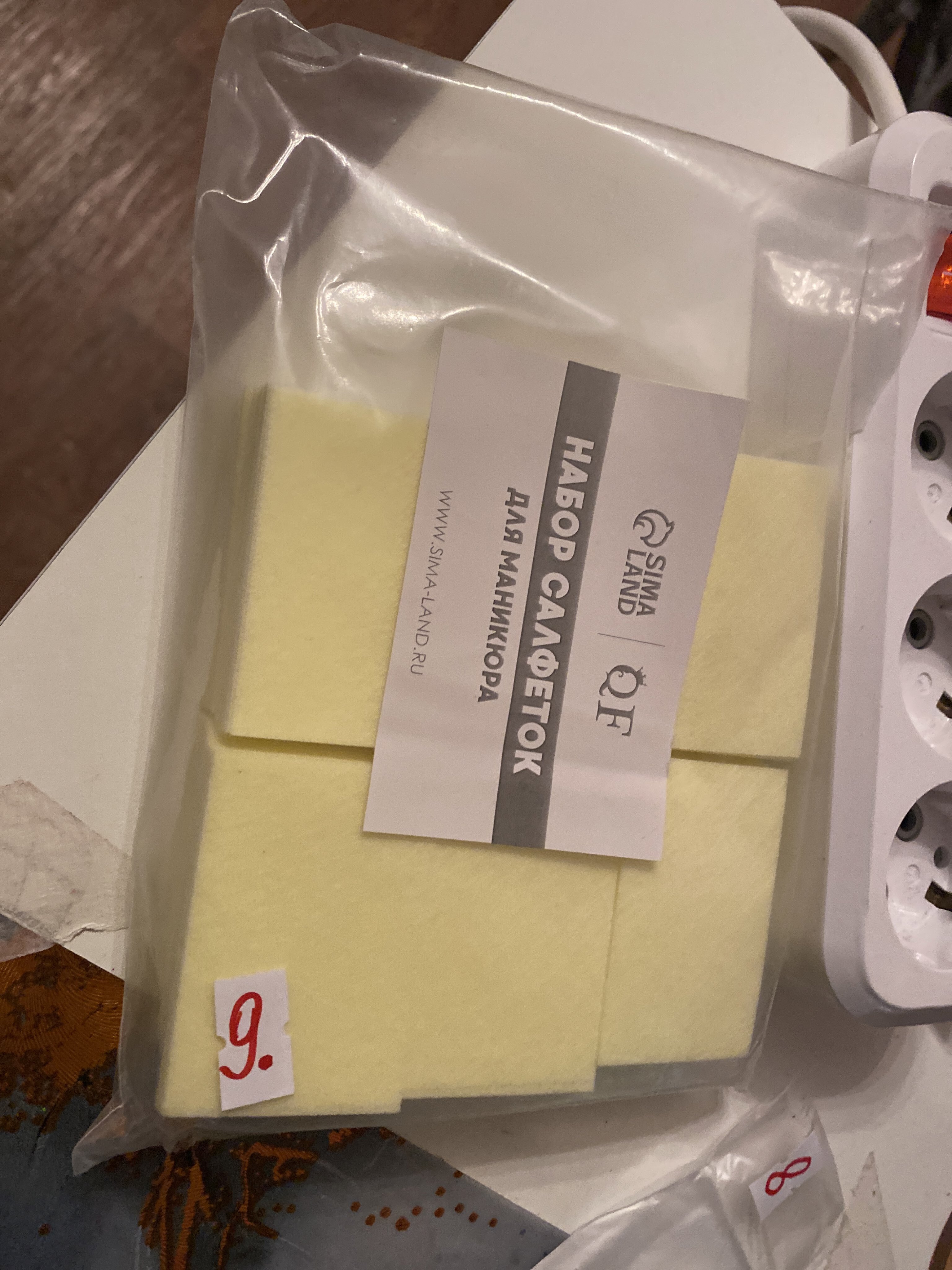 Фотография покупателя товара Салфетки для маникюра, безворсовые, плотные, 560 шт., 6×4 см, розовые - Фото 1