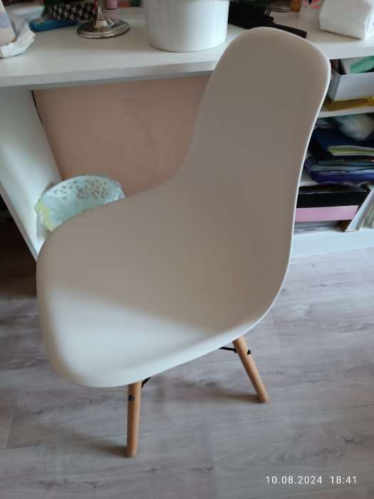 Фотография покупателя товара Стул Eames HYH – A304, с деревянными ножками, с спинкой, цвет белый - Фото 20