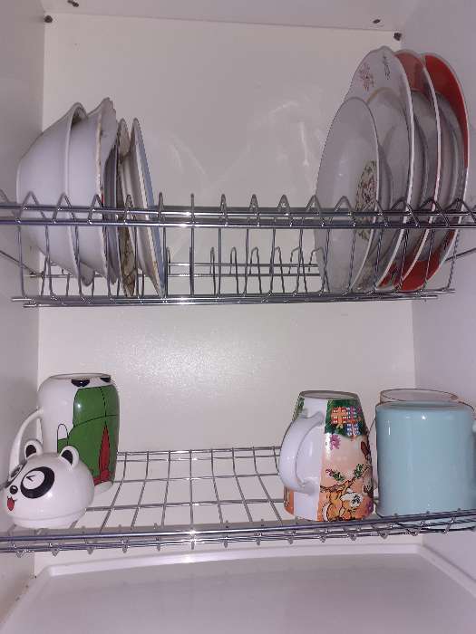 Фотография покупателя товара Комплект посудосушителей с поддоном 41,5х25,6 см, для шкафа 45 см, цвет хром - Фото 1
