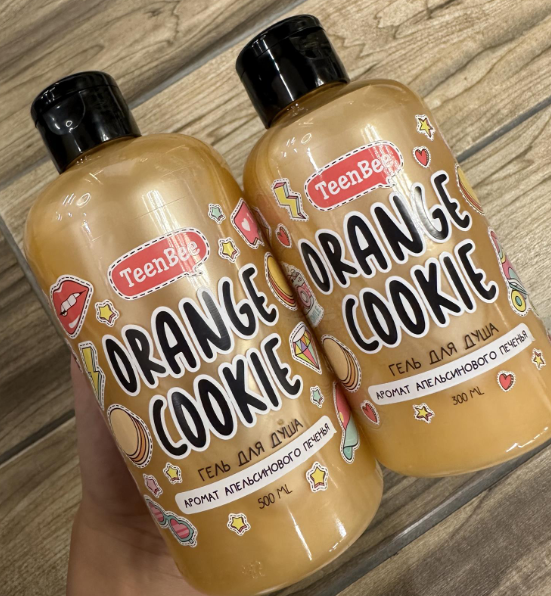 Фотография покупателя товара Гель для душа женский, 500 мл, аромат апельсинового печенья, TeenBee - Фото 1