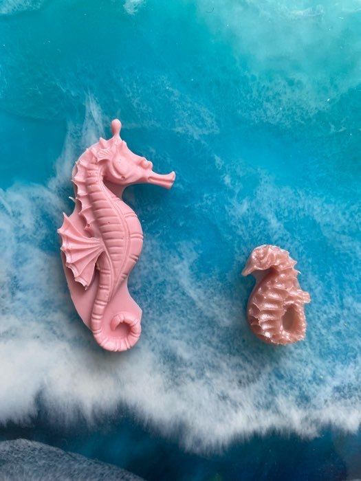 Фотография покупателя товара Молд Доляна «Морские коньки», силикон 6,3×5 см, цвет МИКС - Фото 1