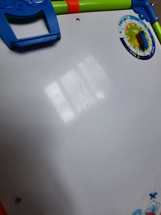 Фотография покупателя товара Мольберт детский, двусторонний «Веселая азбука», регулируется по высоте, размер 755 × 516 × 70 мм - Фото 2