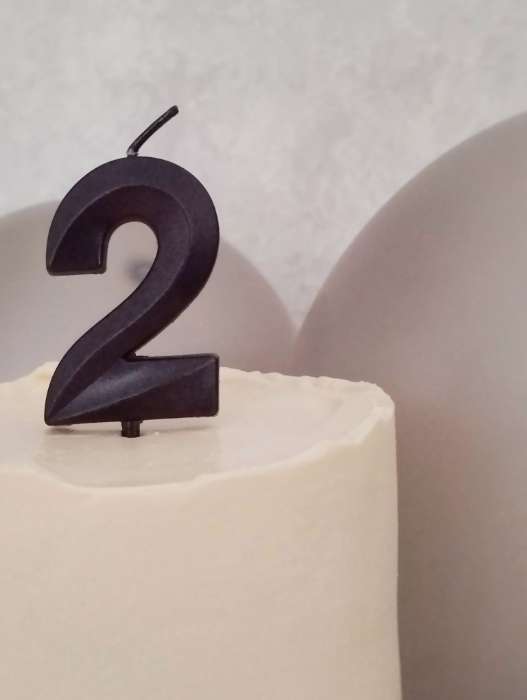 Фотография покупателя товара Свеча в торт на шпажке «Цифра 7», зеленая, 5 см - Фото 18