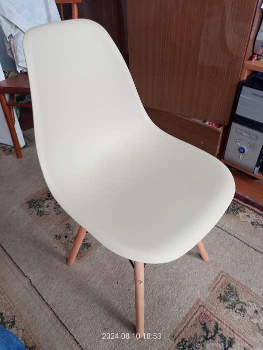 Фотография покупателя товара Стул Eames HYH – A304, с деревянными ножками, с спинкой, цвет белый - Фото 18