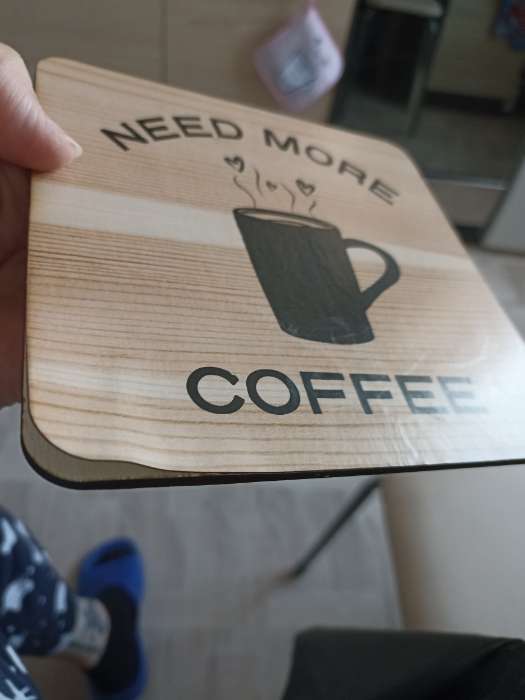 Фотография покупателя товара Набор кухонный «Доляна» Coffee, прихватка, подставка под горячее - Фото 2