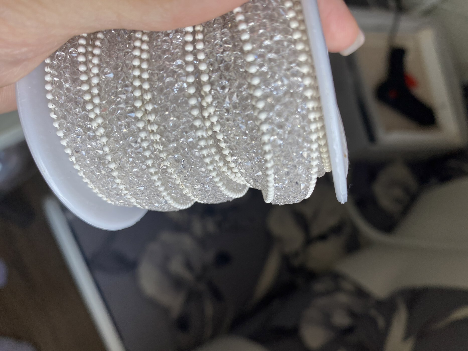 Фотография покупателя товара Стразы и бусины термоклеевые, 10 мм, 4.5±0.5 м, светло-бежевые - Фото 2