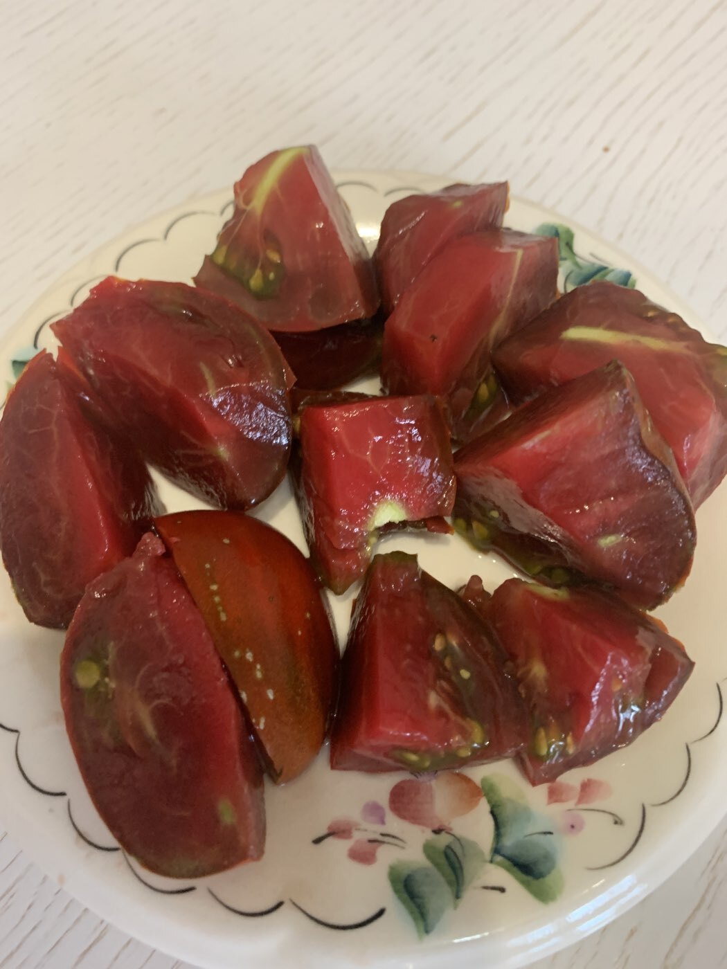 Фотография покупателя товара Семена Томат "Японский трюфель" черный,индетерминантный,высокорослый, 0,2 г - Фото 3