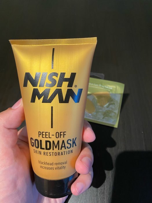 Фотография покупателя товара Золотая маска NISHMAN GOLD PEEL OFF MASK, 150 мл - Фото 1