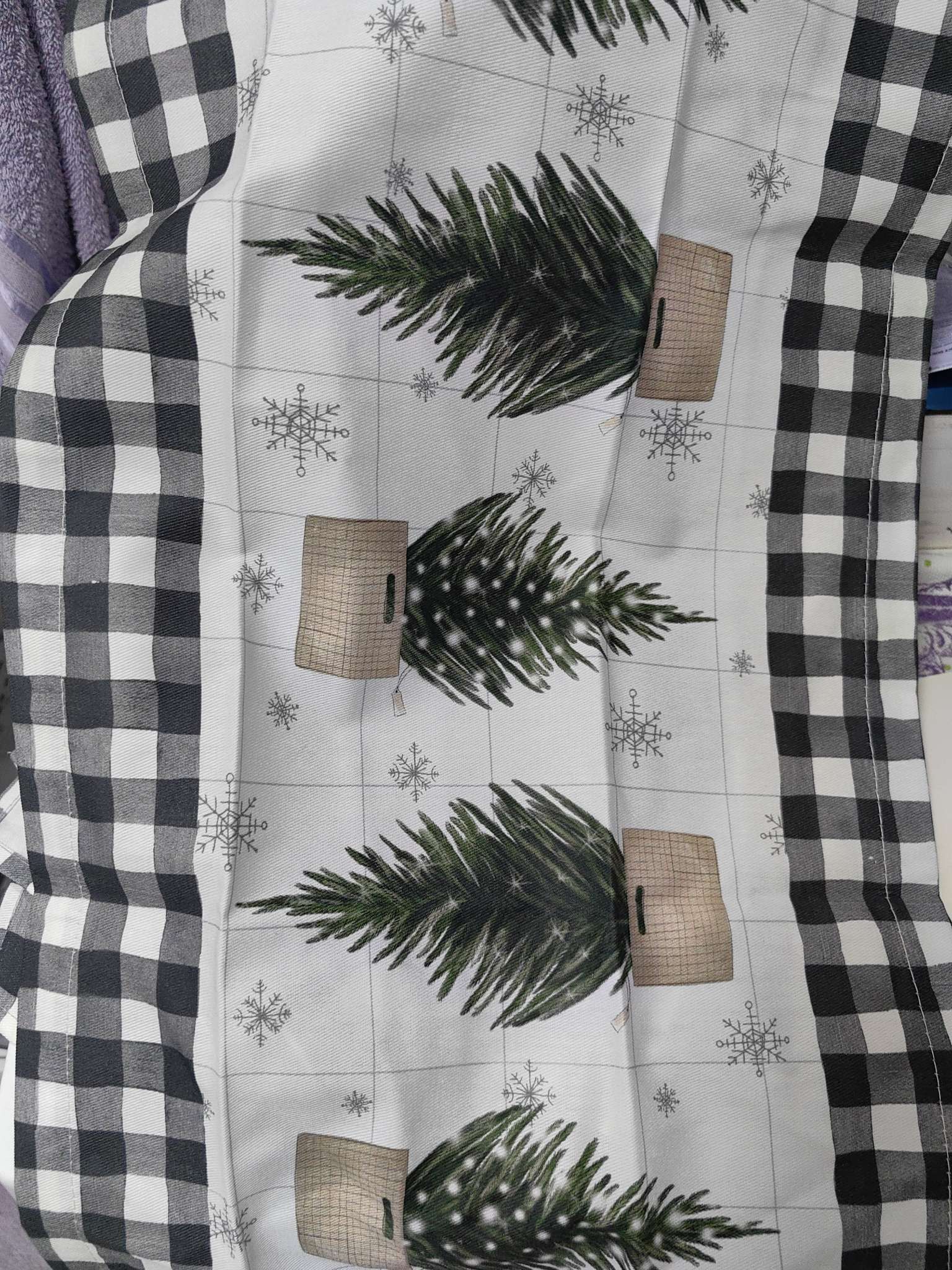 Фотография покупателя товара Дорожка на стол «Этель» Happy New Year 30×70 см, 100% хлопок, саржа 190 г/м² - Фото 2