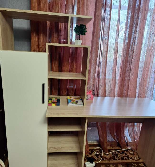 Фотография покупателя товара Стол компьютерный «Квартет – 7», 1508×500×1500 мм, цвет венге/дуб молочный - Фото 3