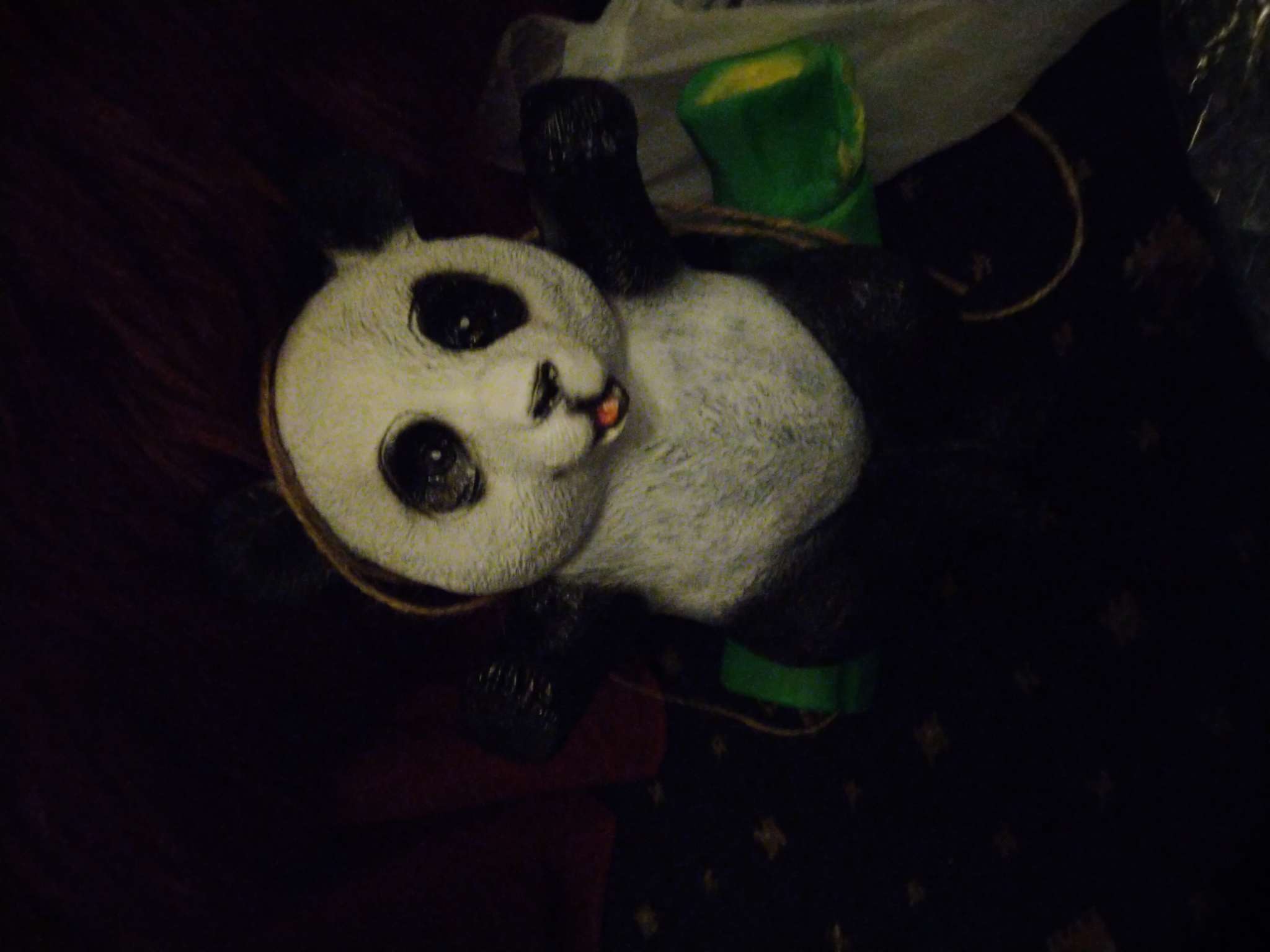 Фотография покупателя товара Подвесной декор "Панда на бамбуке" 24х15х25см - Фото 1