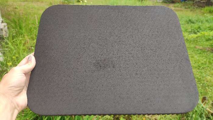 Фотография покупателя товара Коврик для животных EVA, ячеиистый, 27 х 34 см, черный