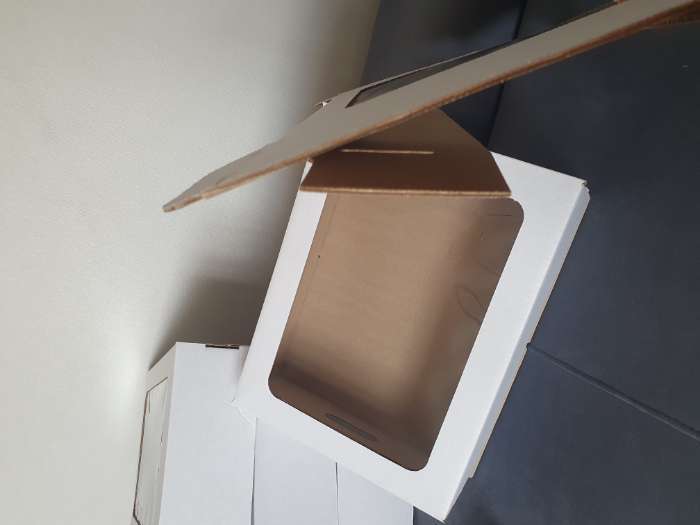 Фотография покупателя товара Коробка под торт с окном, белая, 30×40×12 см - Фото 2