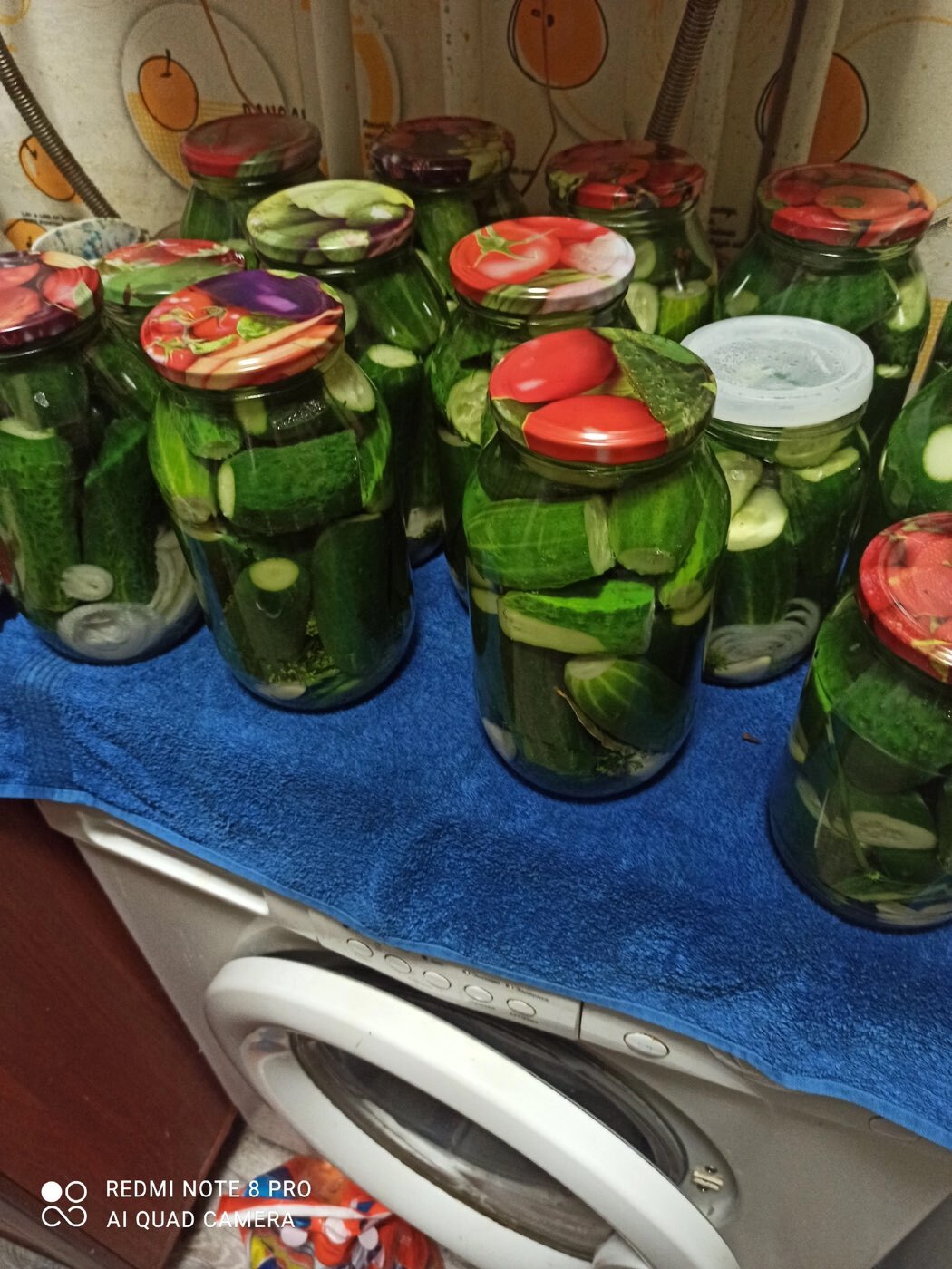 Фотография покупателя товара Банка стеклянная для консервирования, ТО-82 мм, 720 мл - Фото 6