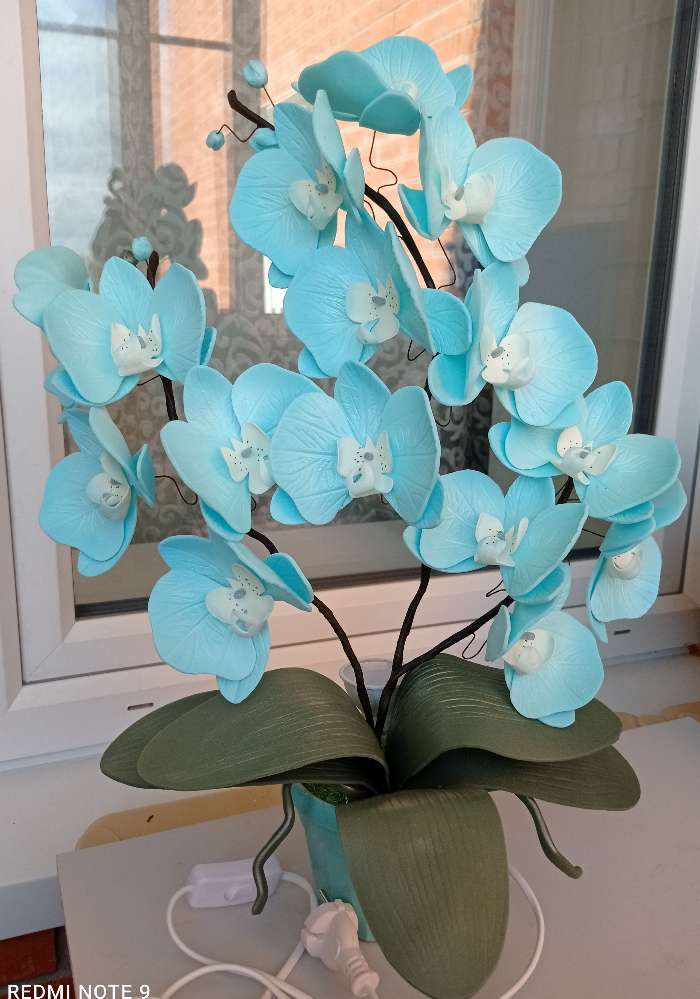 Фотография покупателя товара Горшок для цветов с поддоном Доляна «Эрика», 1,8 л, цвет бирюзовый - Фото 3