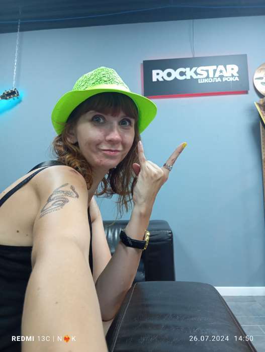 Фотография покупателя товара Переводная тату на тело цветная «Две змеи. Небесные узоры», 10.5×6 см - Фото 1