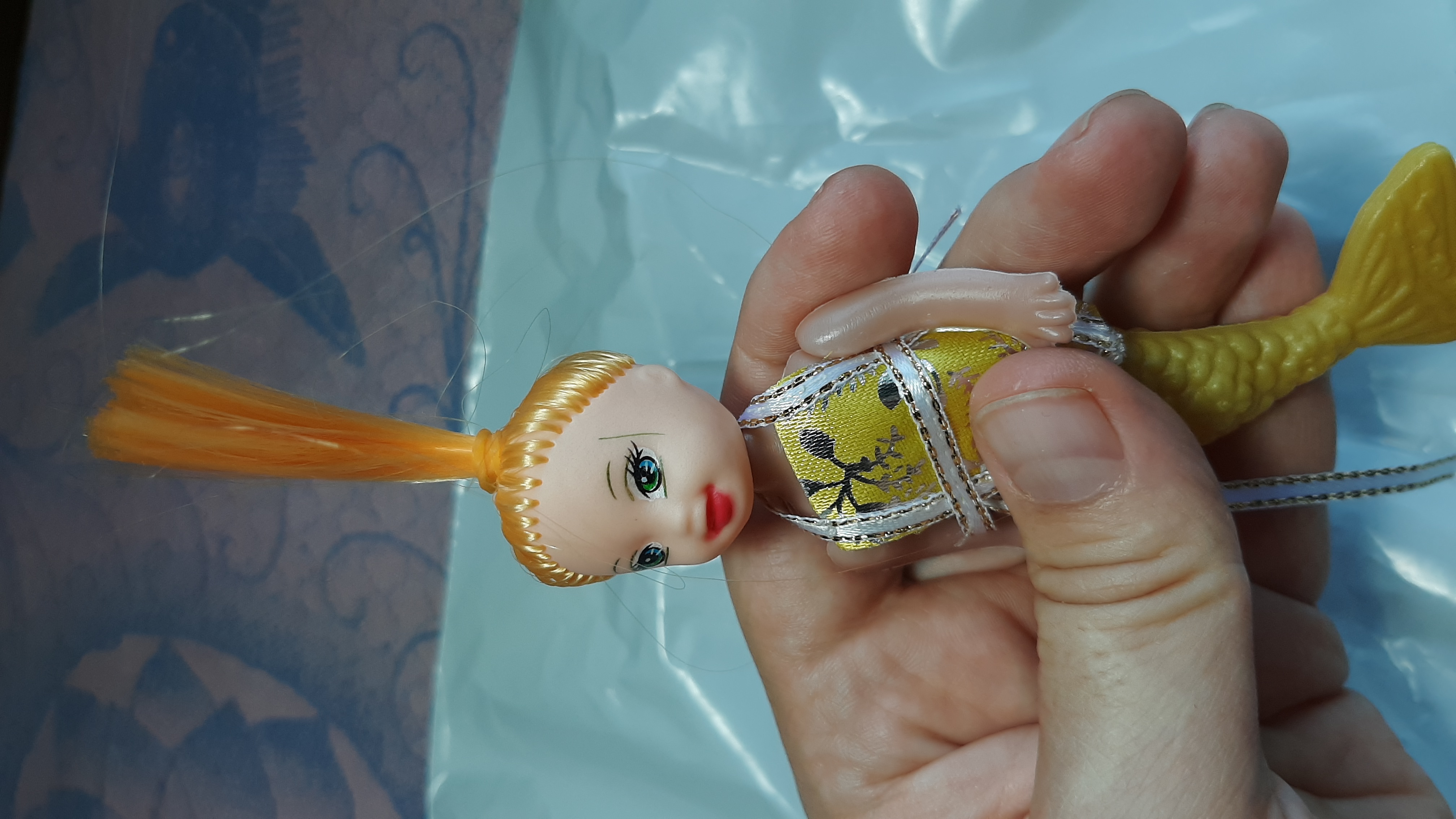 Фотография покупателя товара Кукла малышка «Русалка», МИКС