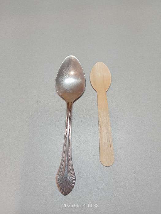 Фотография покупателя товара Ложки деревянные, 11 см, 12 шт - Фото 3