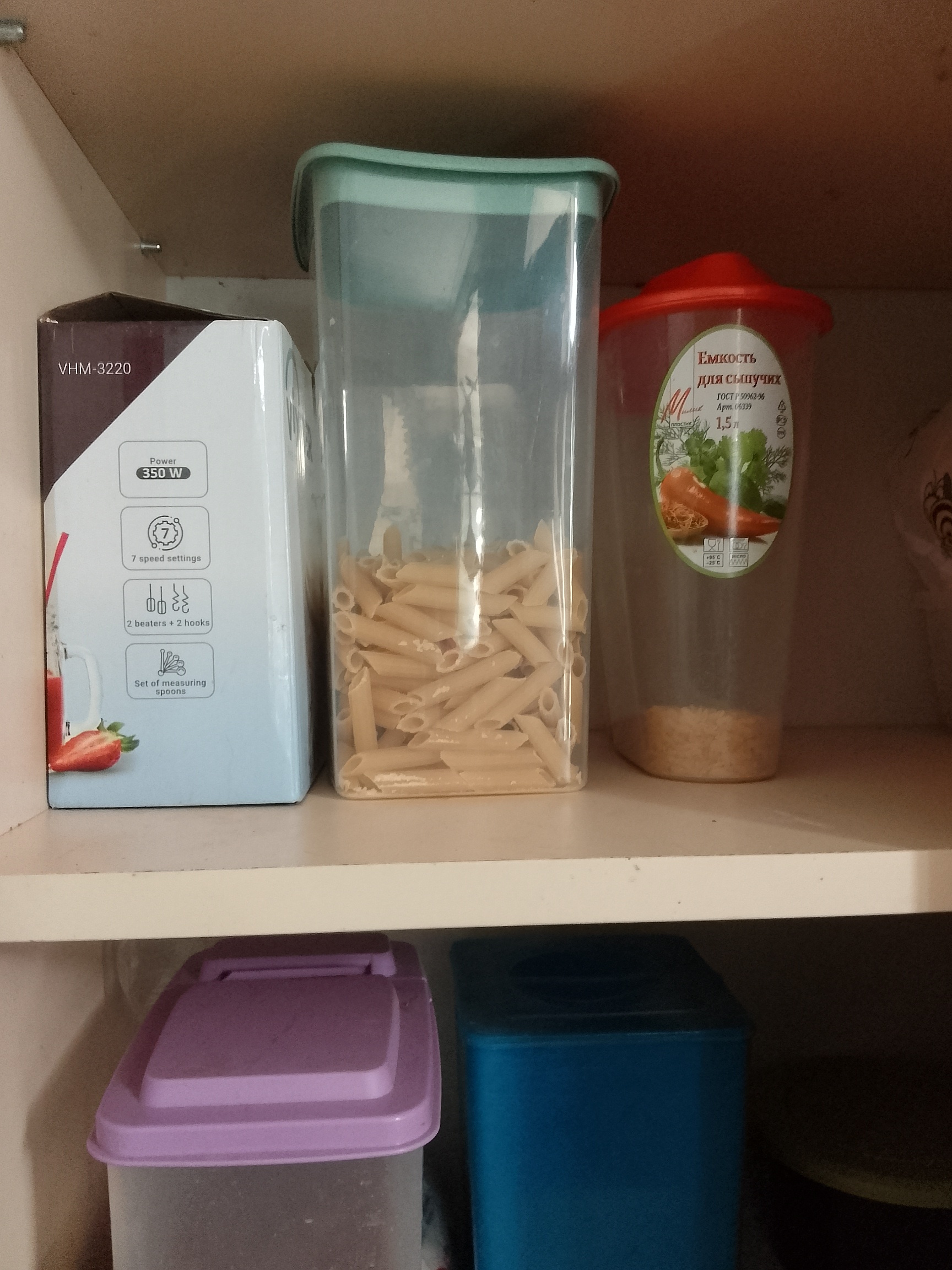 Фотография покупателя товара Ёмкость для хранения сыпучих продуктов IDEA, 1.9 л, пластик, МИКС - Фото 1