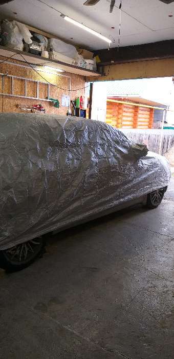 Фотография покупателя товара Тент автомобильный CARTAGE, водонепроницаемый, полиэстер, L, 470×170×120 см - Фото 3
