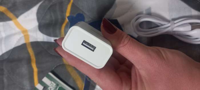 Фотография покупателя товара Сетевое зарядное устройство Hoco C81A, USB, 2.1 А, кабель Type-C, 1 м, белый - Фото 7