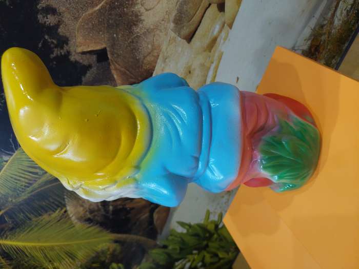 Фотография покупателя товара Садовая фигура "Гном с морковкой" 36см - Фото 2