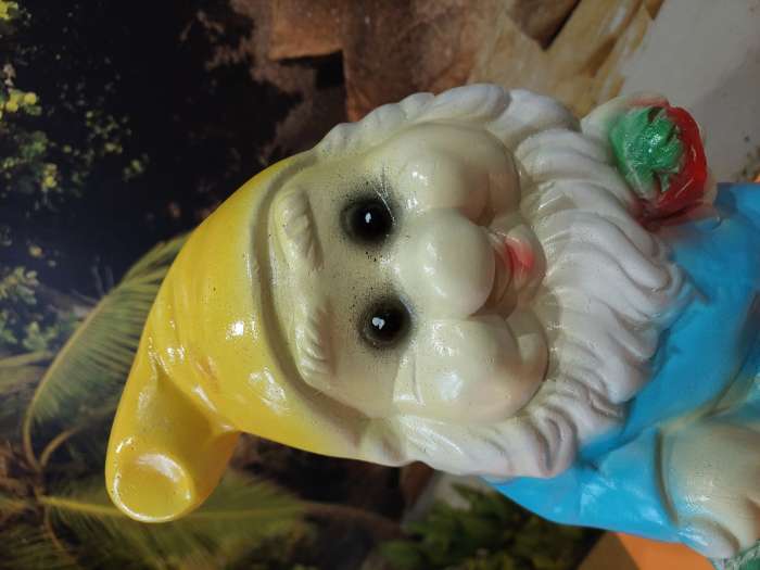 Фотография покупателя товара Садовая фигура "Гном с морковкой" 36см - Фото 3