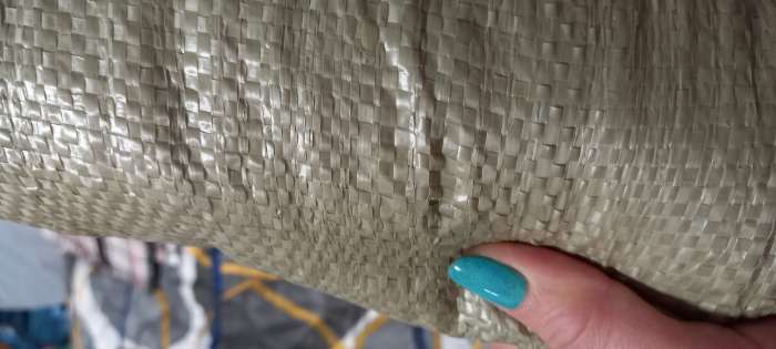 Фотография покупателя товара Мешок полипропиленовый 50×90 см, для строительного мусора, зеленый, 50 кг - Фото 2