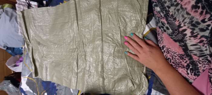 Фотография покупателя товара Мешок полипропиленовый 50×90 см, для строительного мусора, зеленый, 50 кг - Фото 6