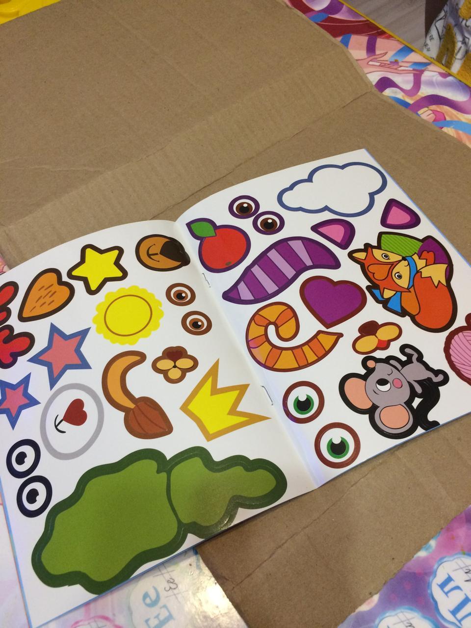 Фотография покупателя товара Наклейки обучающие «Животные», 12 стр. - Фото 4