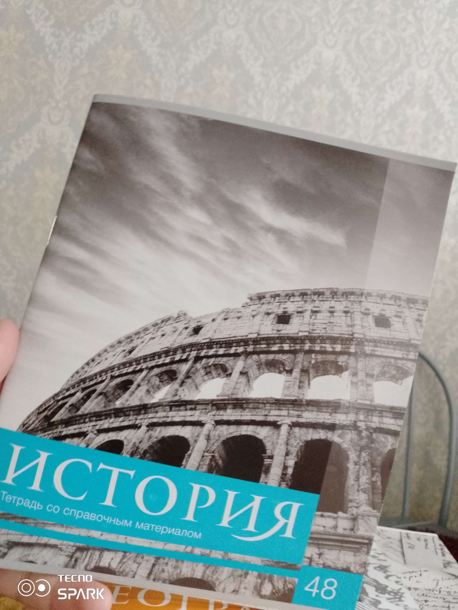 Фотография покупателя товара Тетрадь предметная, 48 листов в клетку, Calligrata «Чёрное-белое», Алгебра, серые листы - Фото 6