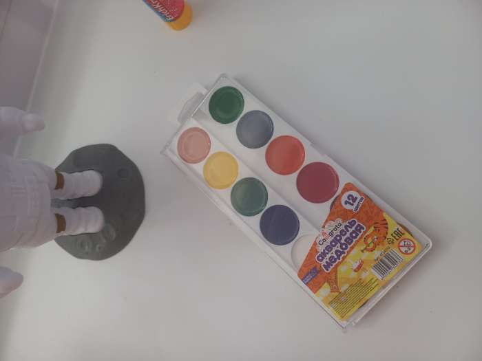 Фотография покупателя товара Акварель медовая Calligrata, 12 цветов, без кисти, пластик, МИКС - Фото 1