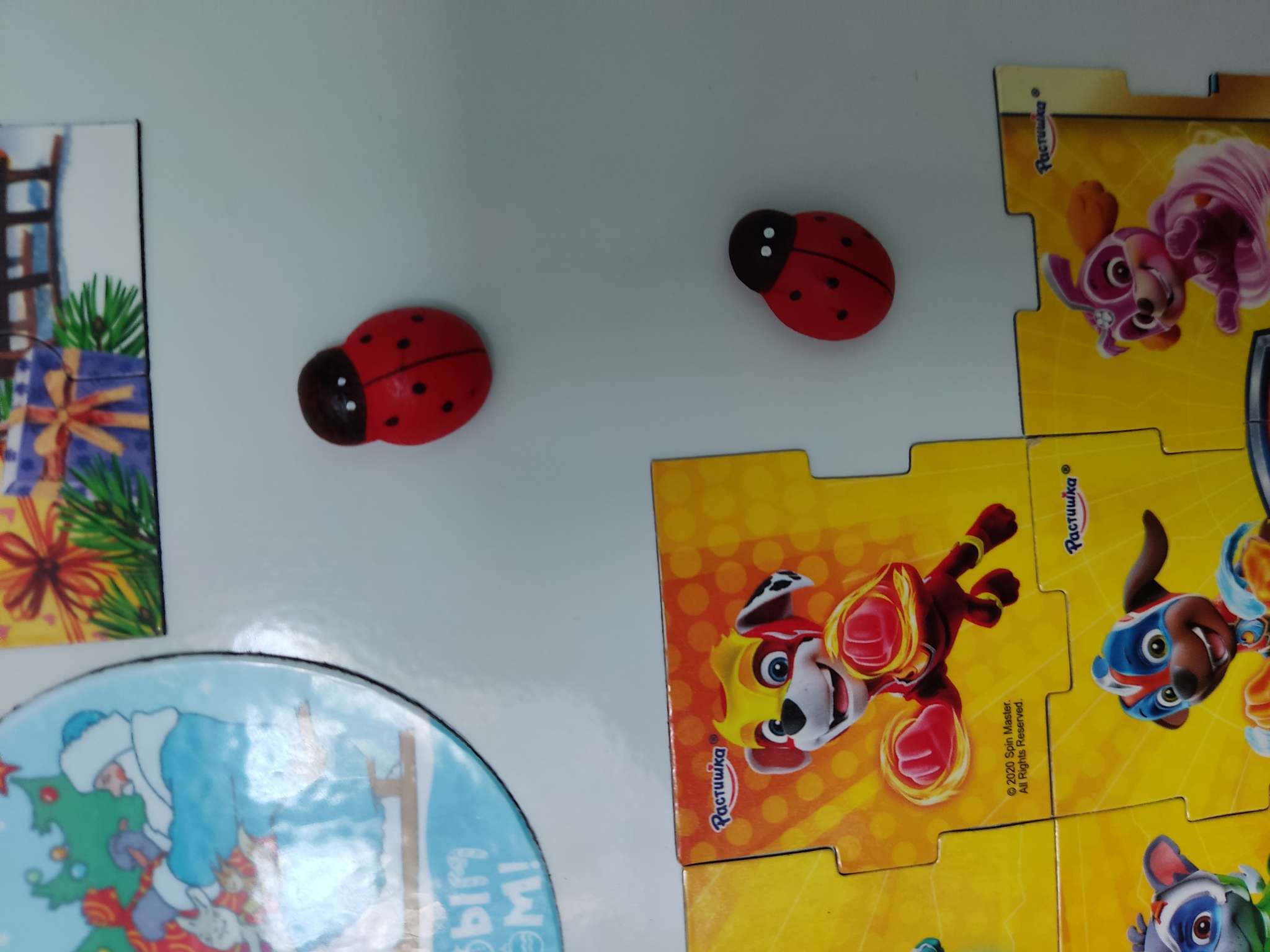 Фотография покупателя товара Набор магнитов «Божья коровка», 20 шт., красный - Фото 2