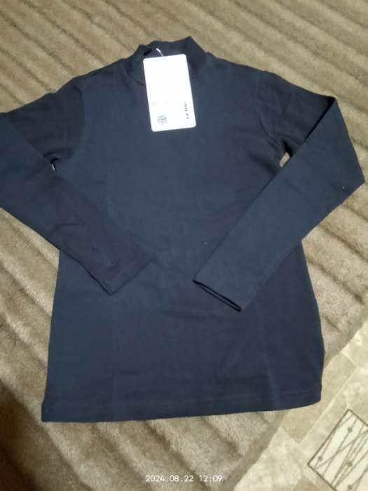 Фотография покупателя товара Джемпер для мальчика (Термо), цвет чёрный, рост 128-134 - Фото 1